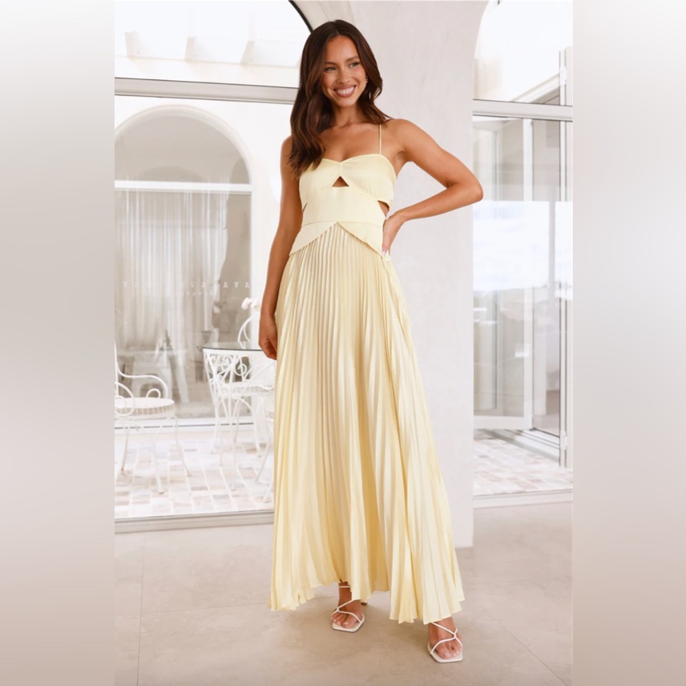 Hello Molly Sunny Spell Maxi Dress Yellow